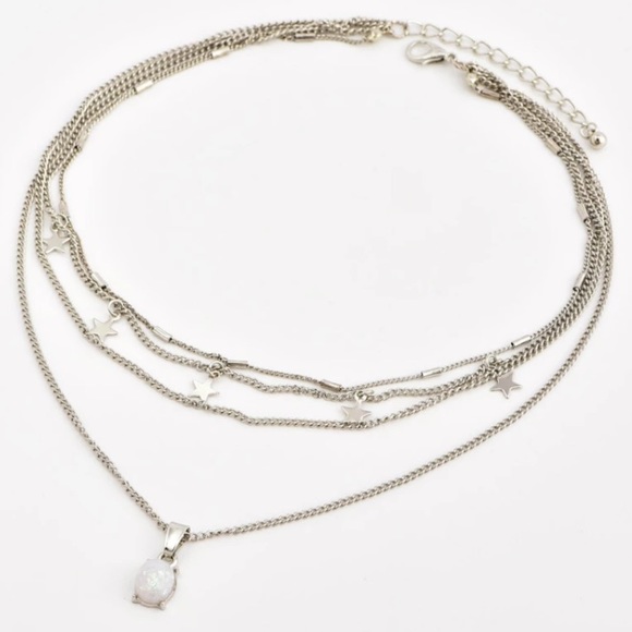 ⚜️𝟯𝟬%𝗢𝗙𝗙 𝗯𝘂𝗻𝗱𝗹𝗲𝘀 𝟯+⚜️ NEW 4 Layered Opal Necklace - Picture 5 of 9